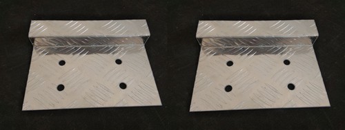 Truck bed ramp with aluminum - bed,